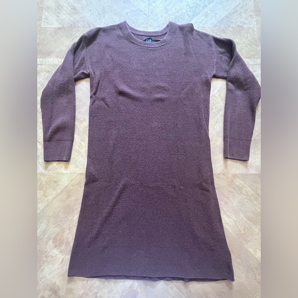 GAP Brown Ribbed Sweater Dress | Size L Tall - Picture 1 of 10